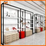 Kệ để giày dép bán hàng thẩm mỹ
