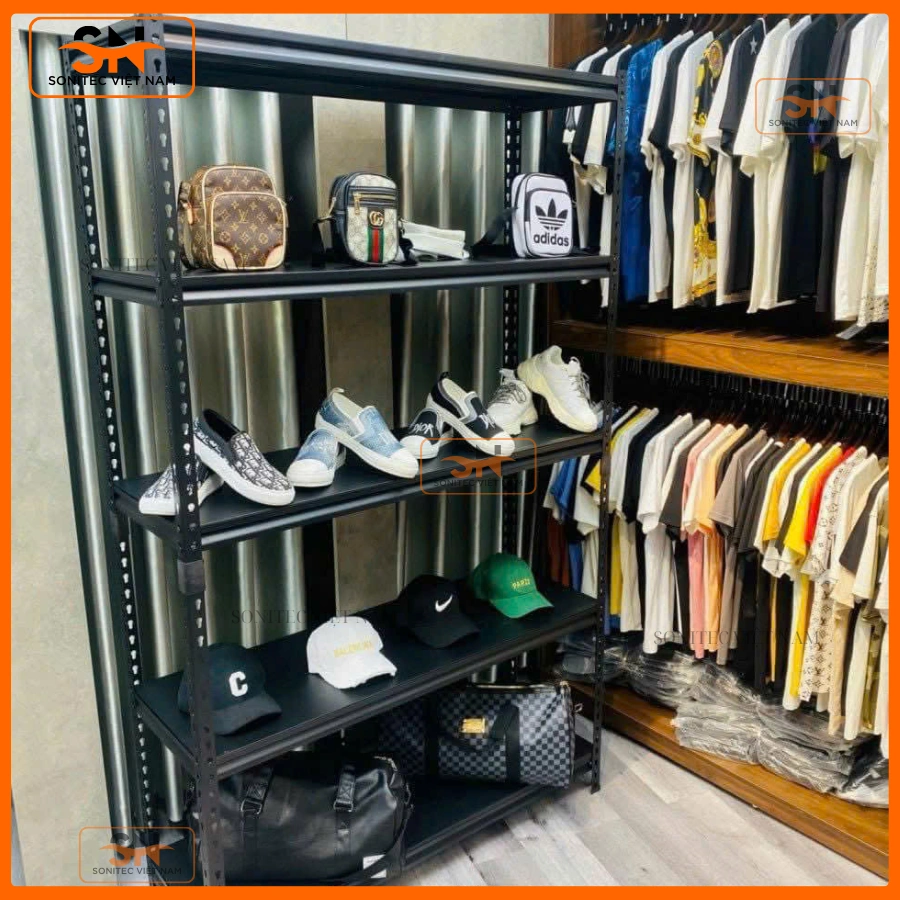 Kệ đục lỗ V cho shop
