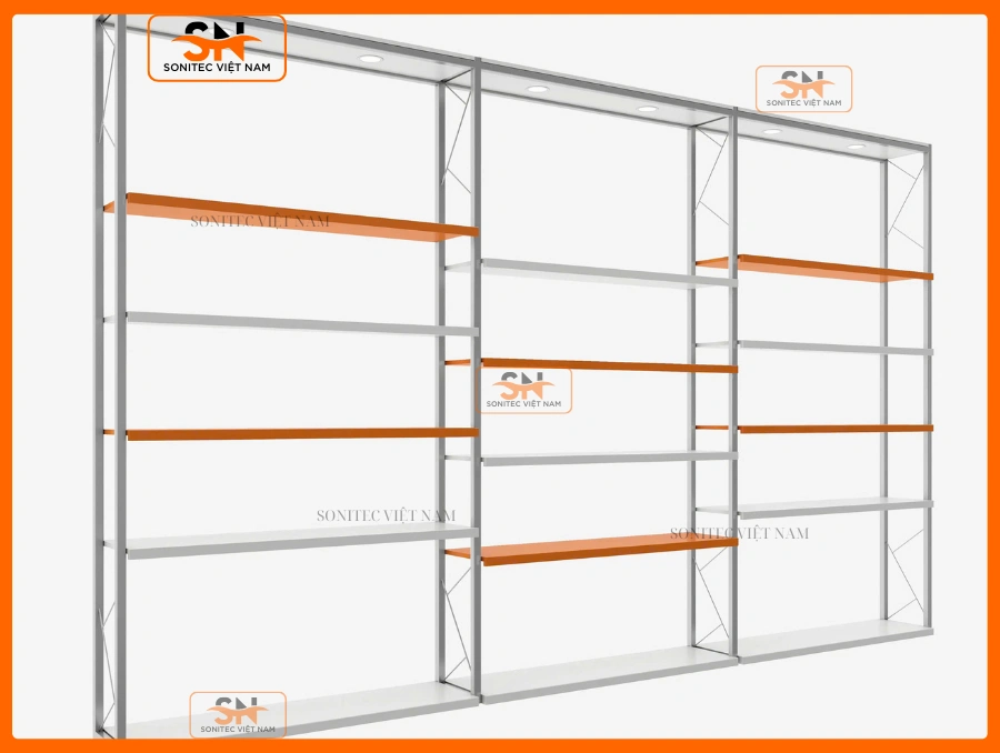 Kệ giày dép gắn led giá rẻ