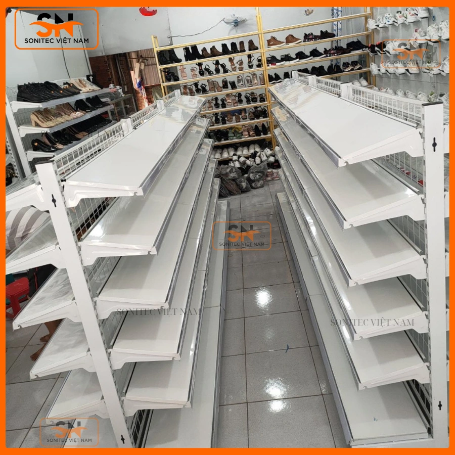 Kệ giày dép siêu thị linh hoạt