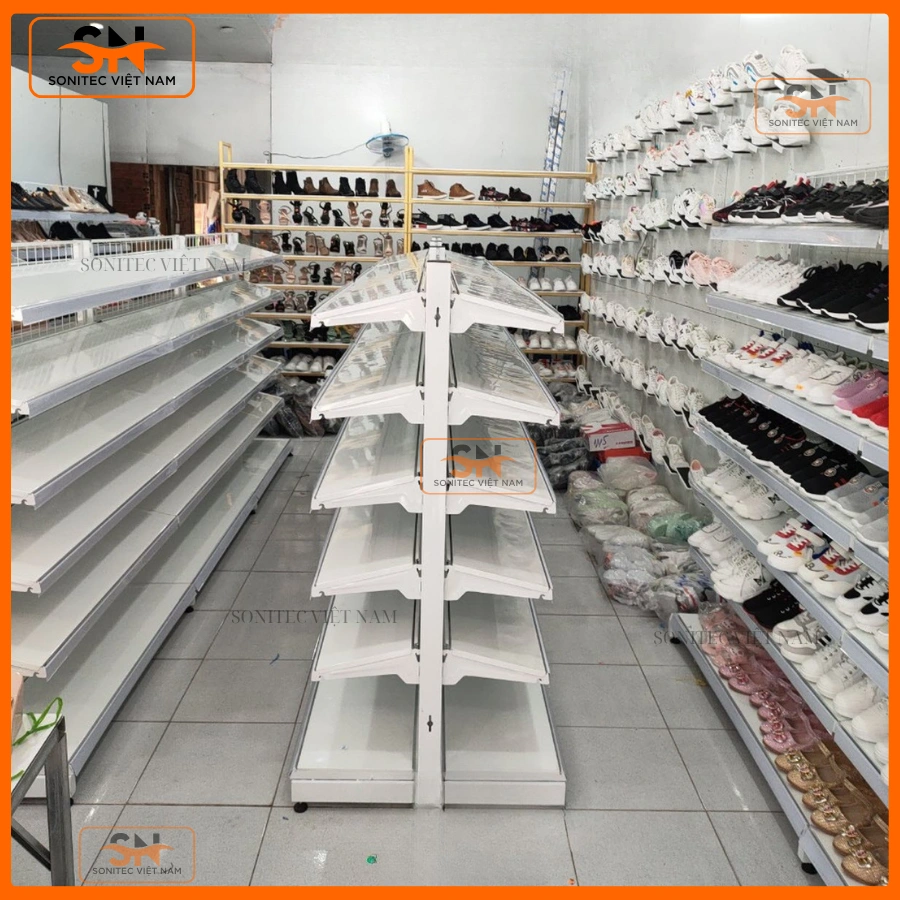Kệ giày dép siêu thị đẹp, bền