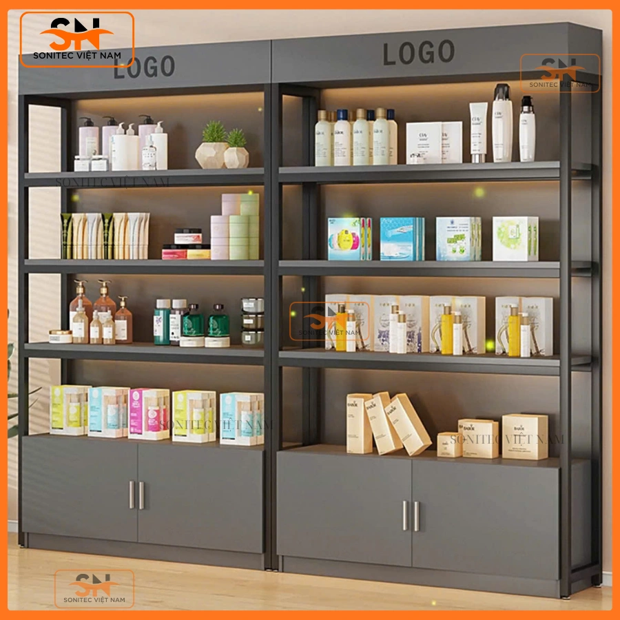 Kệ mỹ phẩm tại Sonitec