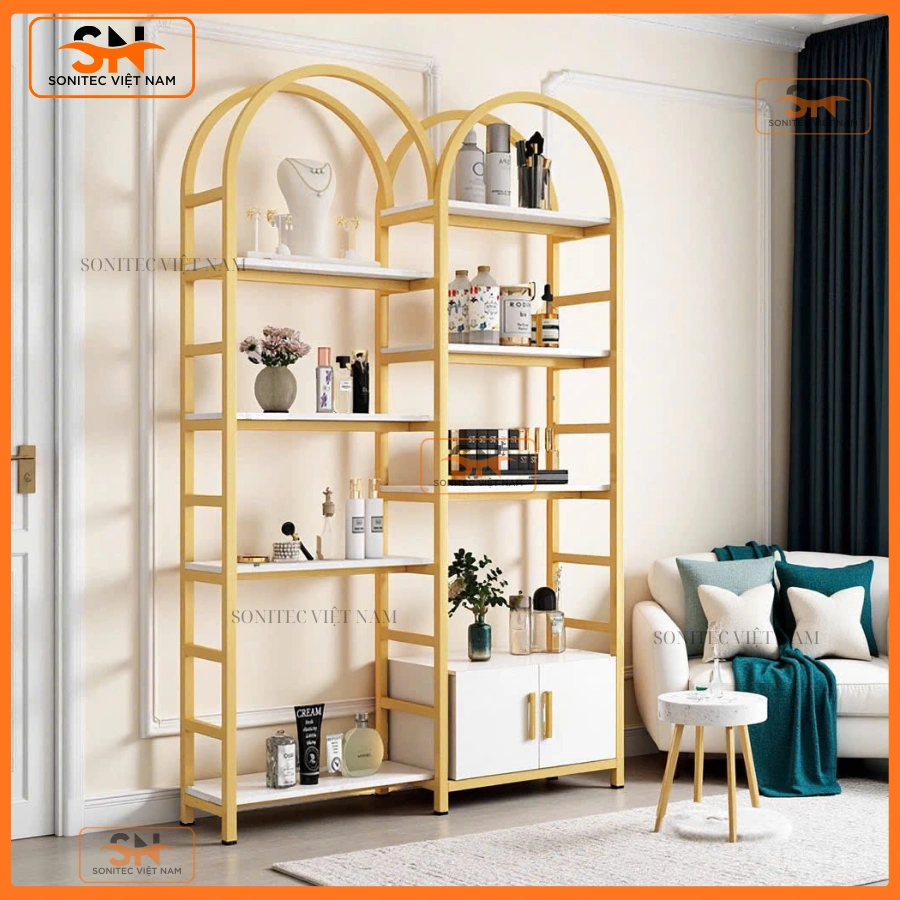Kệ mỹ phẩm thiết kế hiện đại