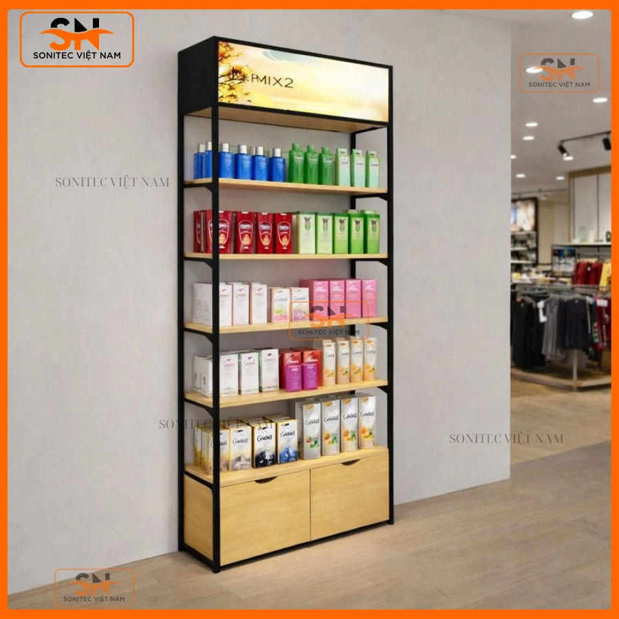 Kệ quảng cáo logo led