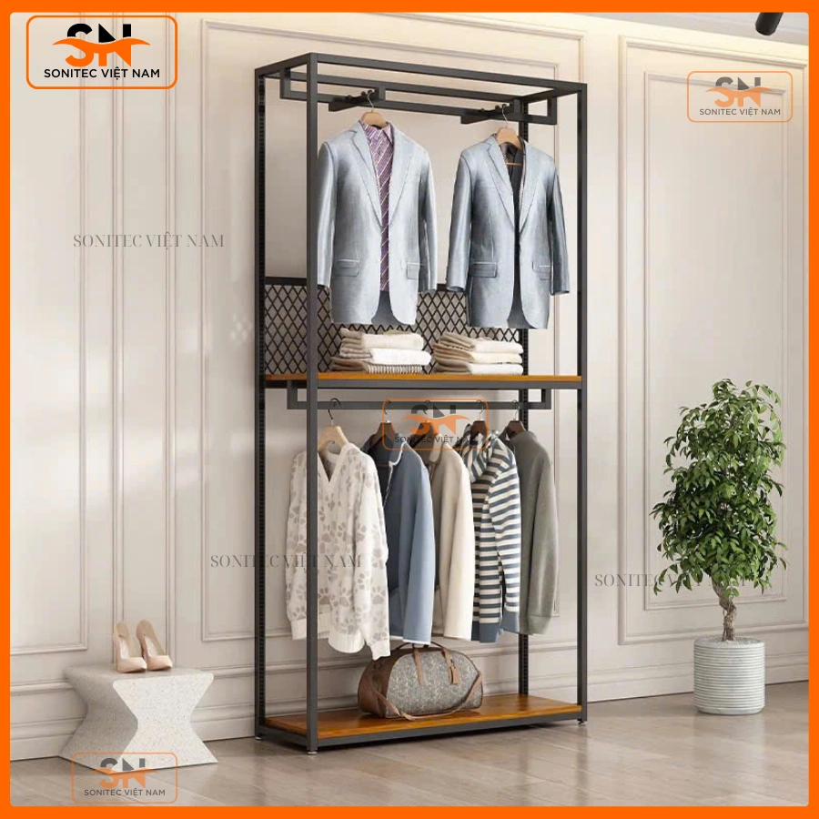 Kệ tầng shop quần áo