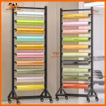 Kệ trưng bày decal đứng cho showroom