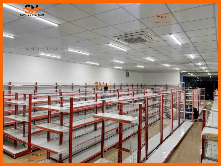 Thiết kế cửa hàng tạp hóa tối ưu lối đi
