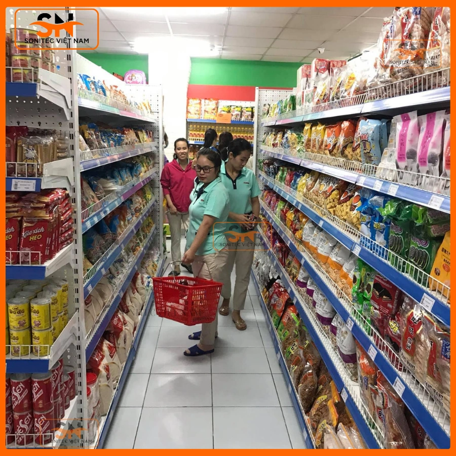 Ứng dụng kệ kết hợp lưu trữ hàng hóa