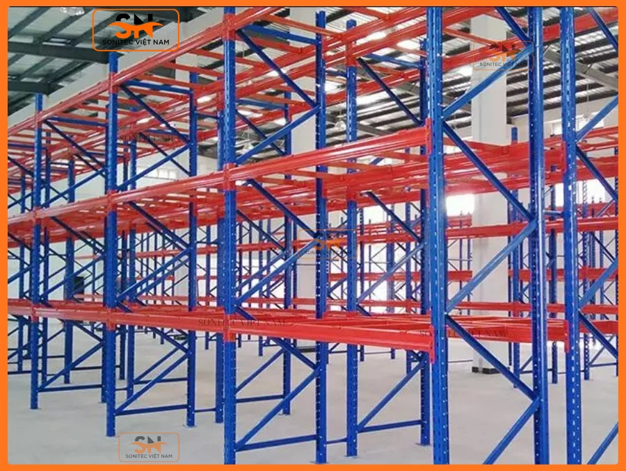 Cấu tạo kệ selective chứa gạch