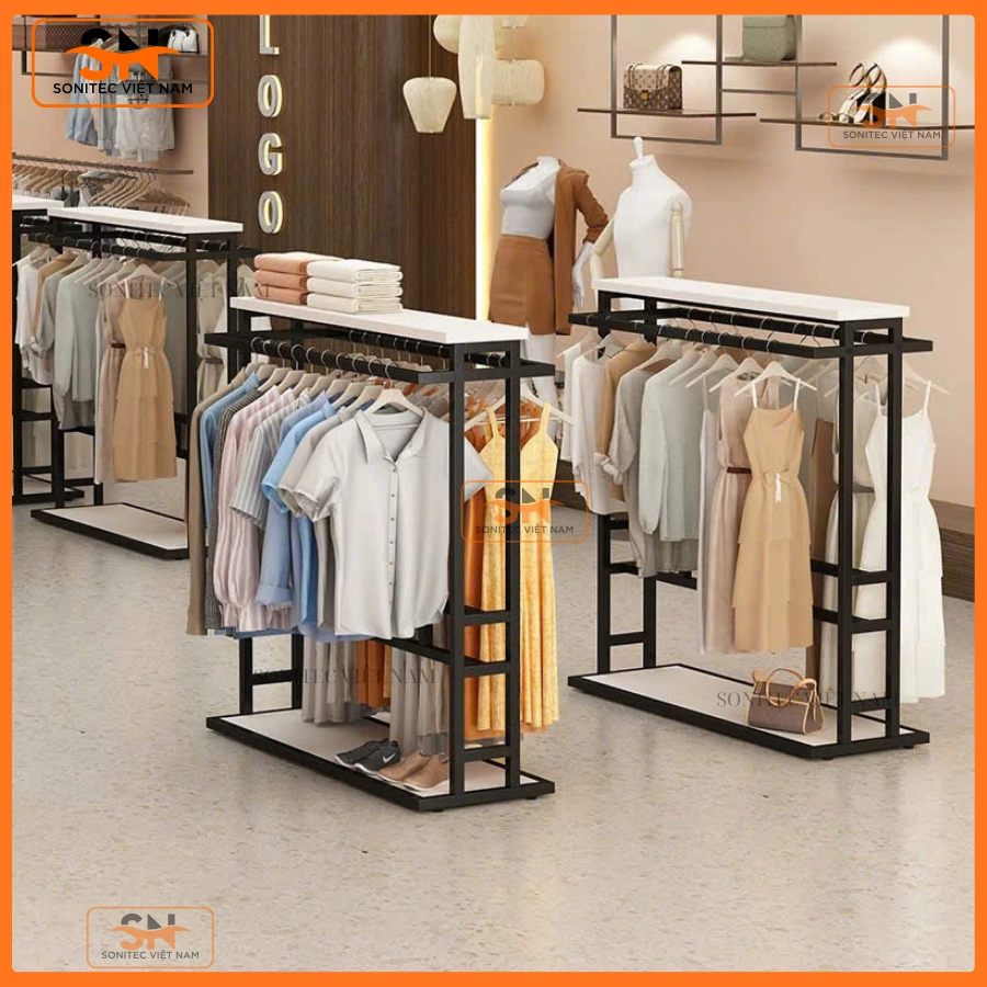 Giá kệ quần áo đôi