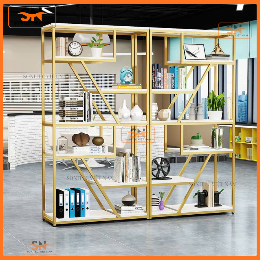 Những mẫu giá kệ quán cafe đẹp