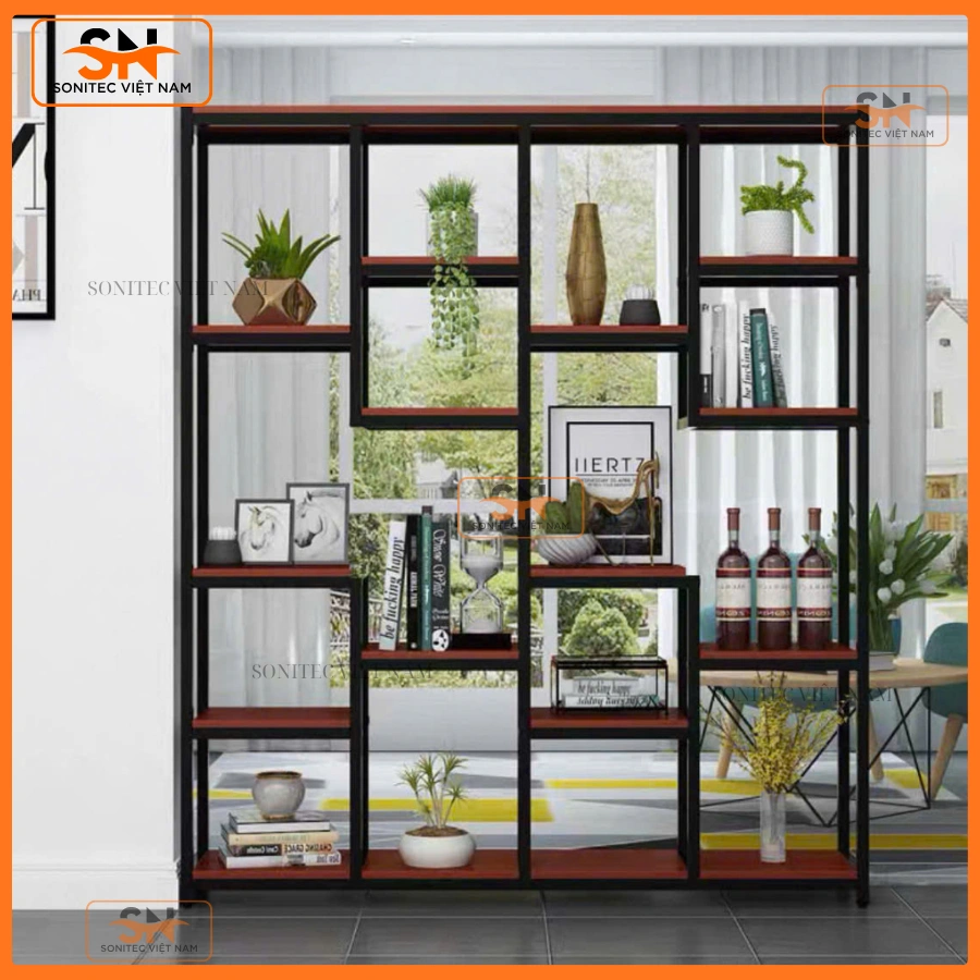 Mẫu giá kệ quán cafe phù hợp mọi không gian