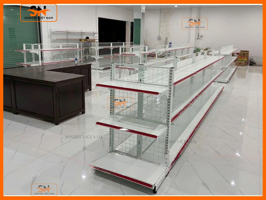 Sản xuất giá kệ siêu thị chất lượng tốt