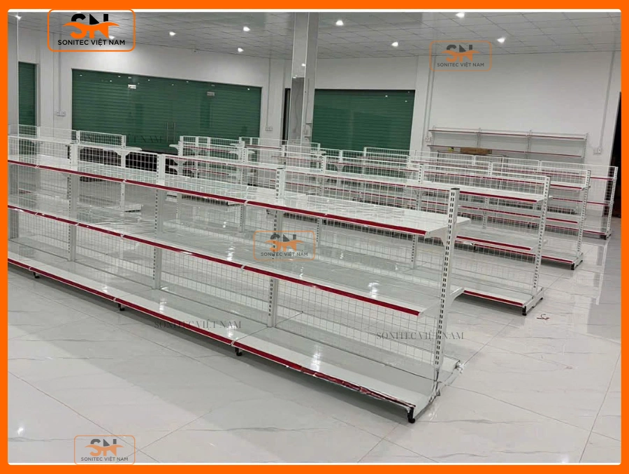 Sản xuất giá kệ siêu thị chất lượng, bền bỉ