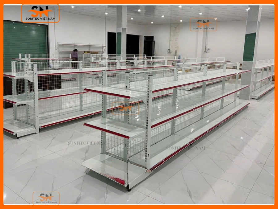 Sản xuất giá kệ siêu thị chất lượng cao
