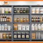 Giá kệ để nguyên liệu pha chế