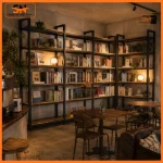 Giá kệ để sách cho quán cafe