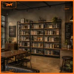 Kệ để sách cho quán cafe tiện dụng