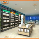 Kệ điện thoại cho shop phụ kiện hiện đại