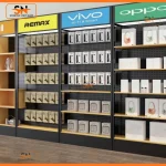 Kệ điện thoại cho shop phụ kiện tối ưu không gian