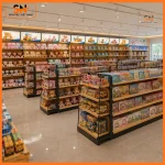 Kệ đựng đồ chơi em bé cho cửa hàng đồ chơi