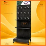 Kệ phụ kiện điện thoại có bánh xe chắc chắn
