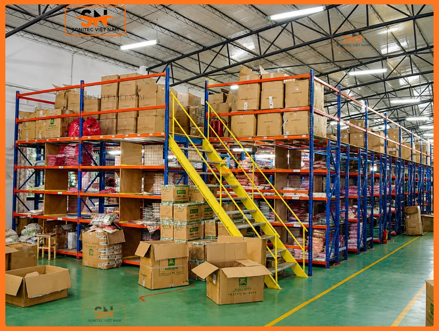 Ứng dụng của kệ sàn Mezzanine