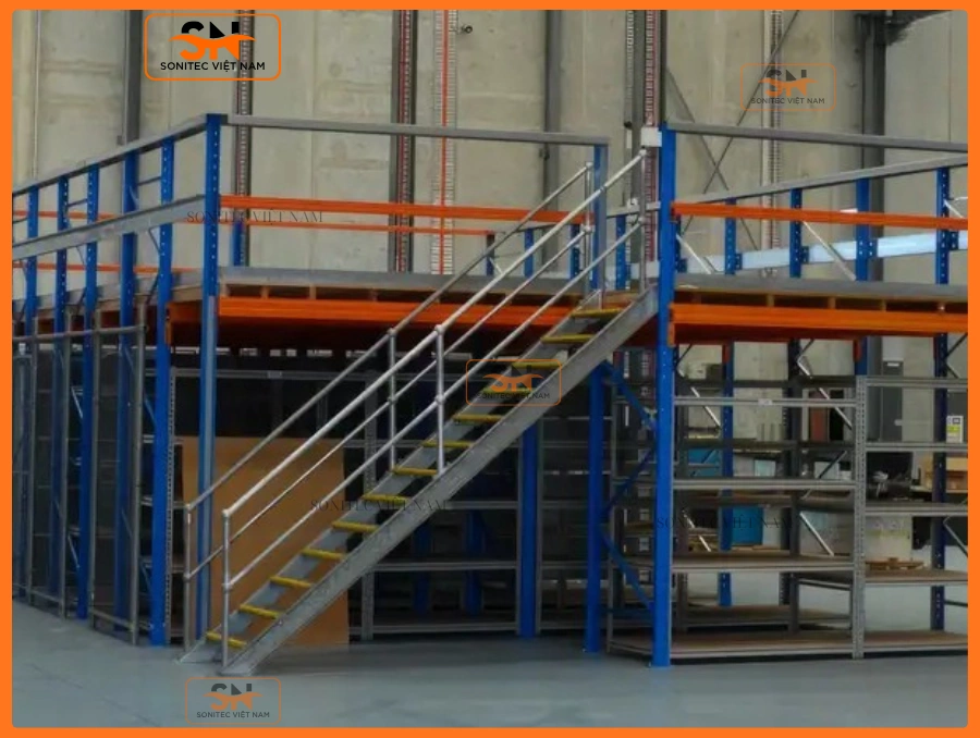 Ứng dụng của kệ sàn Mezzanine cho nhà xưởng