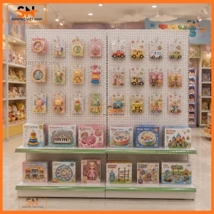 Giá kệ treo đồ chơi cho bé cho shop bán hàng