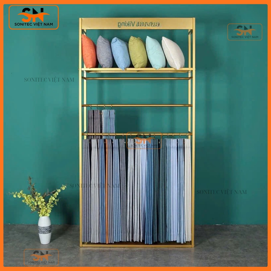 Kệ treo kết hợp mâm tầng trưng bày