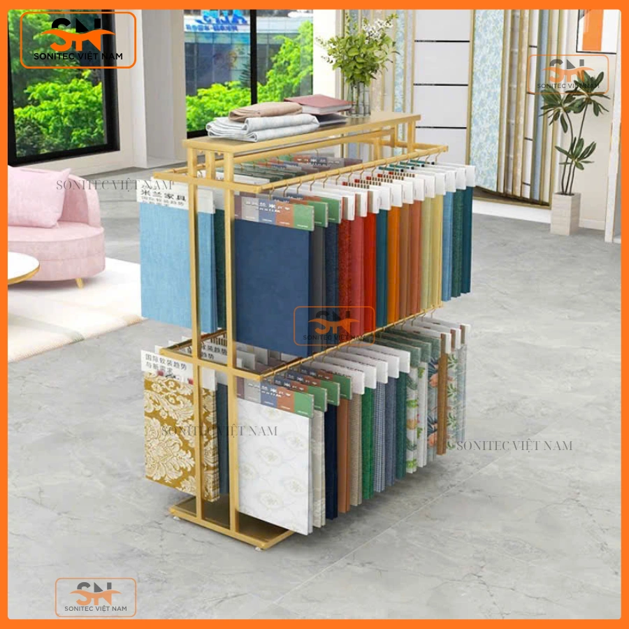 Kệ vải mẫu 2 mặt
