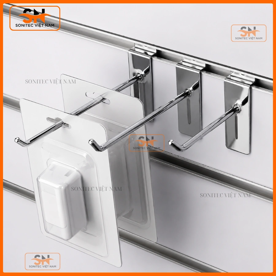 Móc treo đơn cài rãnh giá rẻ, bền bỉ