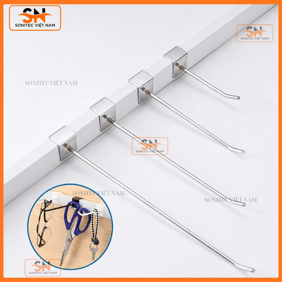 Móc treo đơn cài thanh hộp chuyên dụng