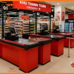 Bàn thu ngân siêu thị
