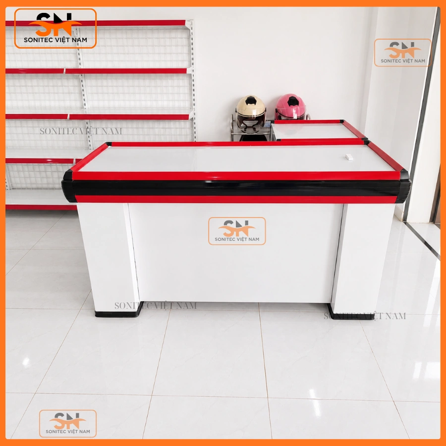 Bàn thu ngân siêu thị giá tốt