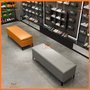 Ghế thử giày cho shop thể thao chất lượng cao