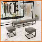 Ghế thử giày cho shop thời trang đẹp mắt