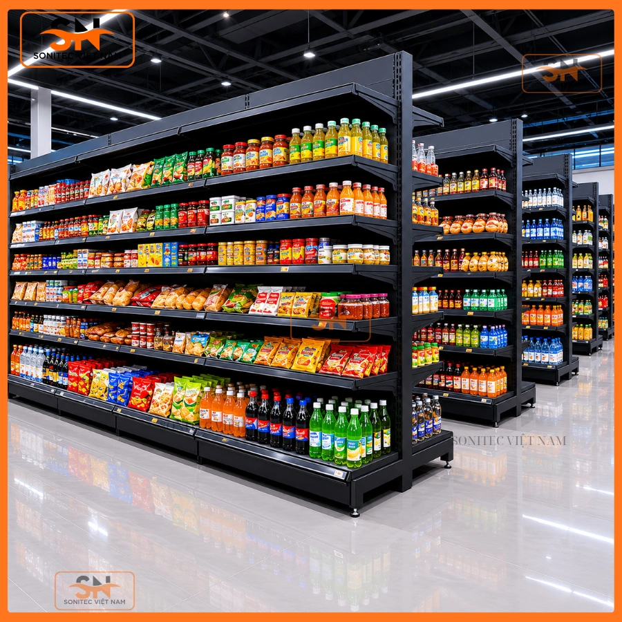 100 mẫu giá kệ để đồ ăn vặt