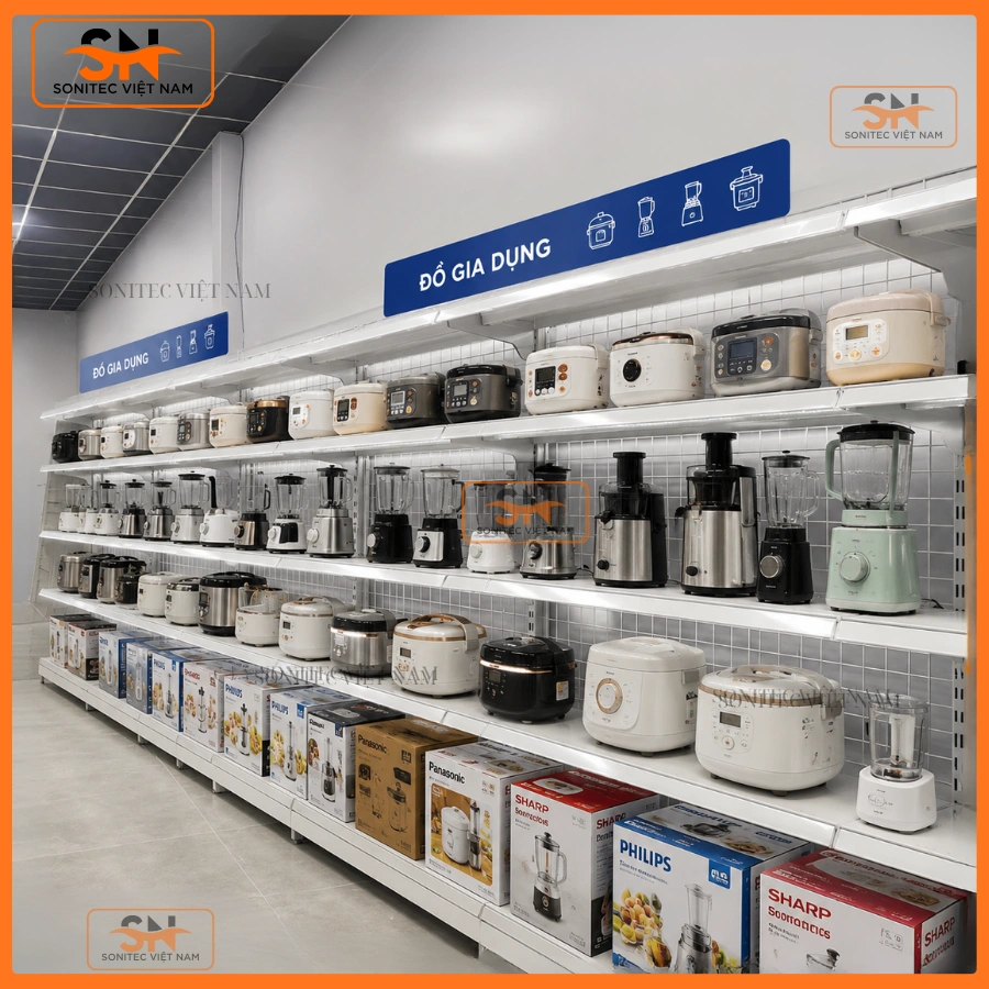 Giá kệ siêu thị gia dụng chất lượng cao