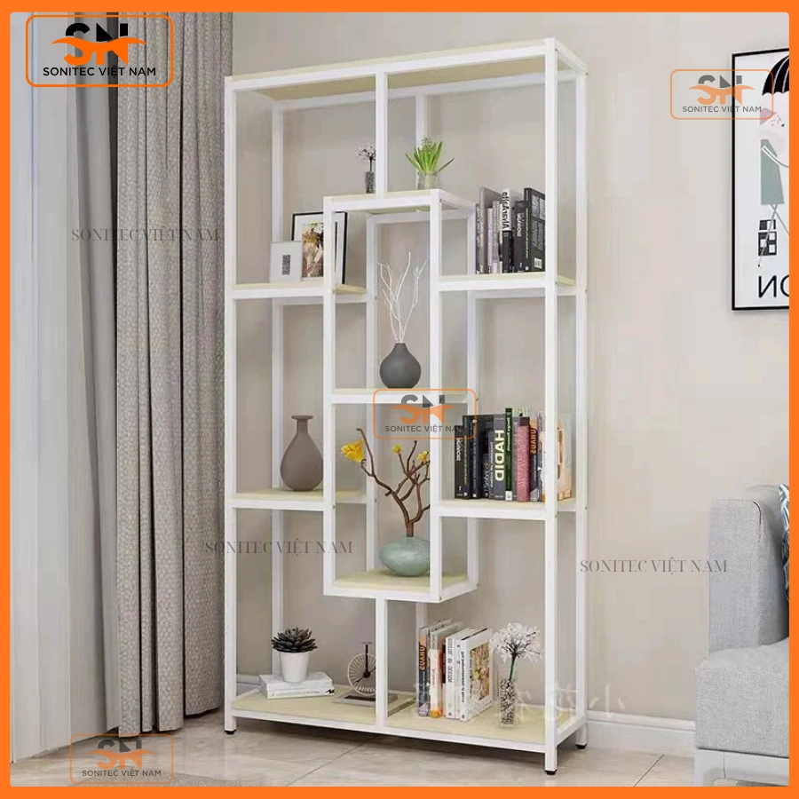 Kệ decor văn phòng làm việc đẹp mắt
