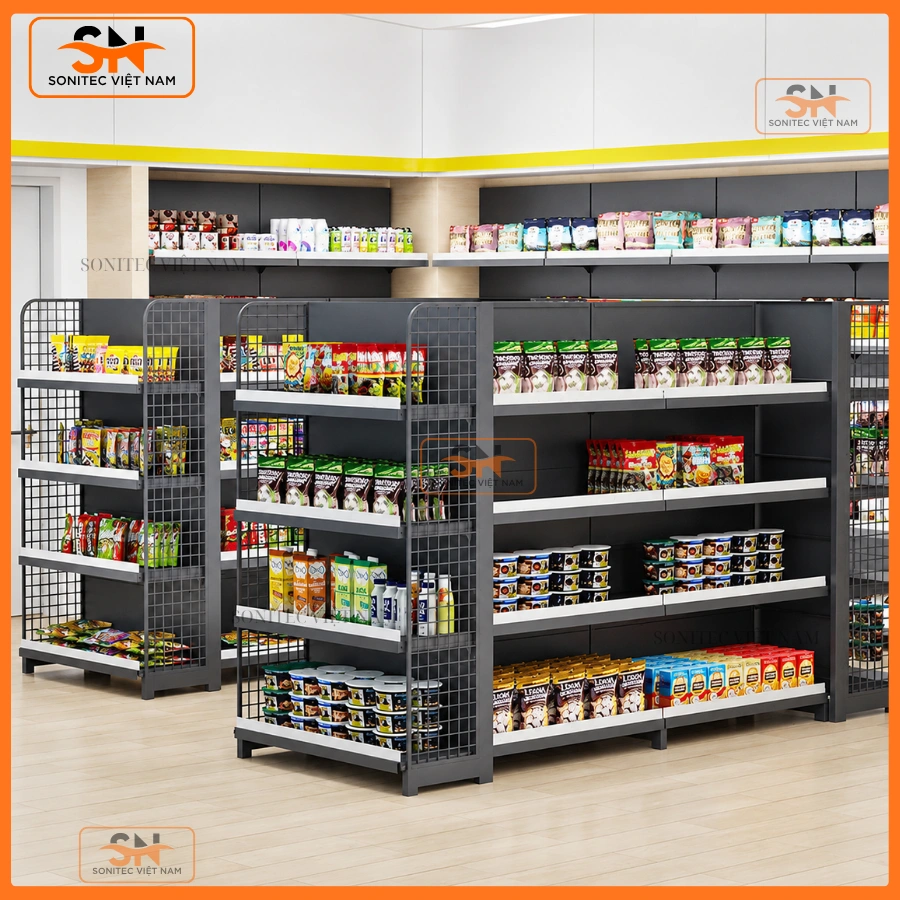Mua kệ siêu thị giá rẻ Hà Nội tại Sonitec Việt Nam