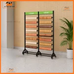 Giá kệ trưng bày cuộn có logo chất lượng cao