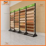 Giá kệ trưng bày cuộn có logo bền bỉ