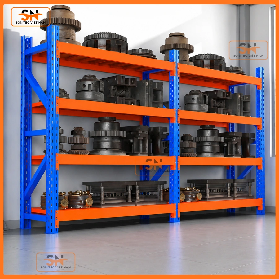 Kệ trung tải cửa hàng kim khí chất lượng cao