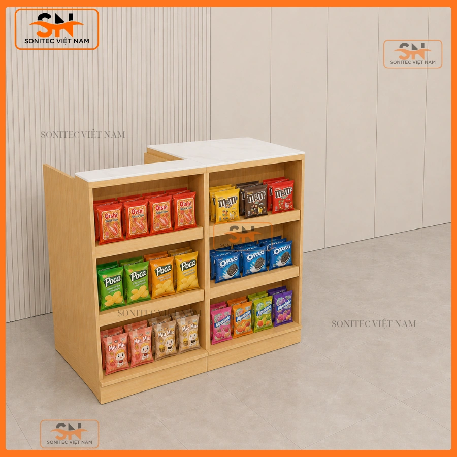 Quầy thu ngân 1m2 bền bỉ, giá tốt