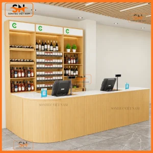 Quầy thu ngân quán ăn đa mẫu mã