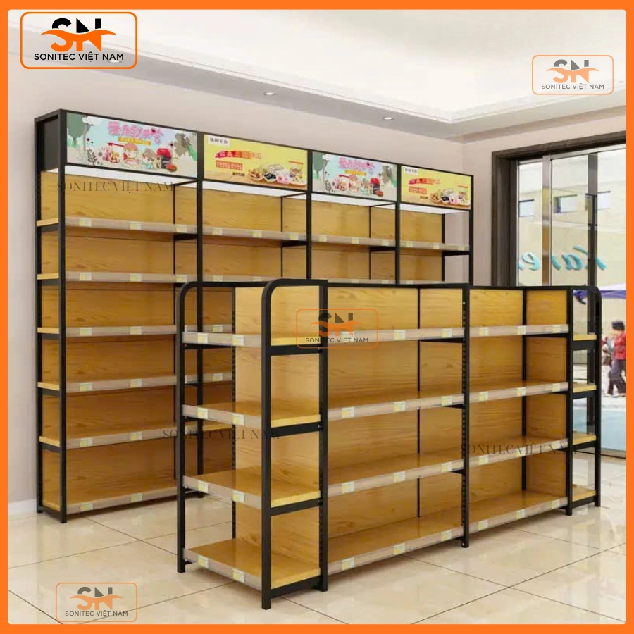 Thiết kế giá kệ logo đẹp, bền