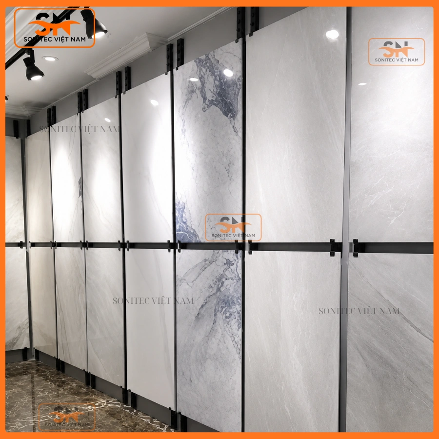 Giá kệ trưng bày gạch ốp lát