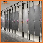 Kệ trưng bày gạch ốp lát tại triển lãm