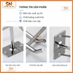 Phụ kiện móc treo tường bắn vít trực tiếp